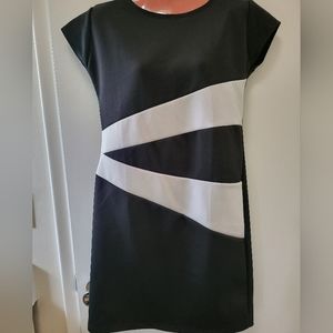 Black and white dress